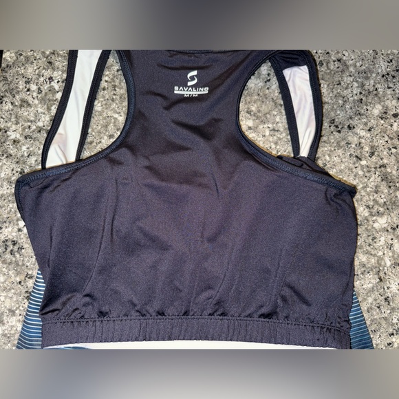 SAVALINO Darcy Dress Navy size M - Picture 9 of 16